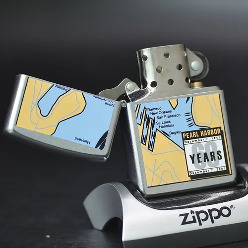 ZIPPO XƯA 2001 - HÀNG XƯA 2000s _ CHỦ ĐỀ 60 YEARS SINCE PEARL HARBOR WAR