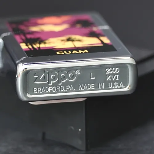 ZIPPO XƯA 2000 - HÀNG XƯA 2000s _ CHỦ ĐỀ GUAM ISLAND SUNSET