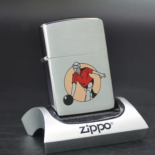 ZIPPO XƯA 1993 - HÀNG XƯA THẬP NIÊN 90s _ CHỦ ĐỀ BOWLING PLAYER