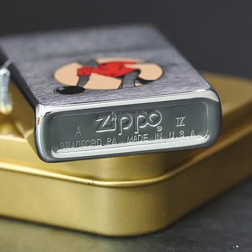 ZIPPO XƯA 1993 - HÀNG XƯA THẬP NIÊN 90s _ CHỦ ĐỀ BOWLING PLAYER