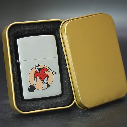 ZIPPO XƯA 1993 - HÀNG XƯA THẬP NIÊN 90s _ CHỦ ĐỀ BOWLING PLAYER