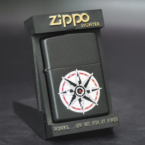 ZIPPO XƯA 1997 - HÀNG XƯA THẬP NIÊN 90s _ CHỦ ĐỀ COMPASS