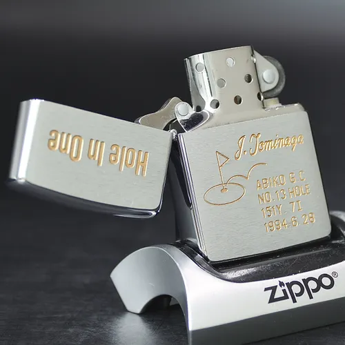 ZIPPO XƯA 1994 - HÀNG XƯA THẬP NIÊN 90s _ CHỦ ĐỀ HOLE IN ONE