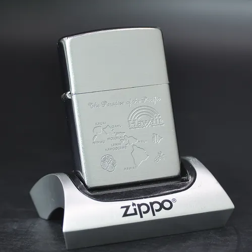 ZIPPO XƯA 2000 - HÀNG XƯA 2000s_ CHỦ ĐỀ HAWAII MAP