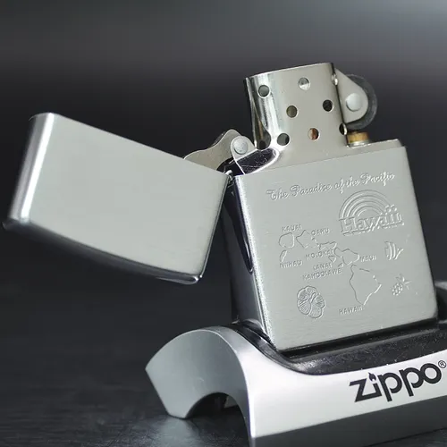 ZIPPO XƯA 2000 - HÀNG XƯA 2000s_ CHỦ ĐỀ HAWAII MAP