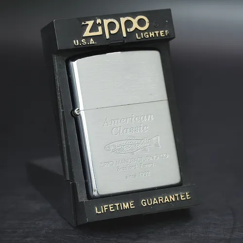 ZIPPO XƯA 2000 - HÀNG XƯA 2000s_ CHỦ ĐỀ AMERICAN CLASSIC FISH LOGO