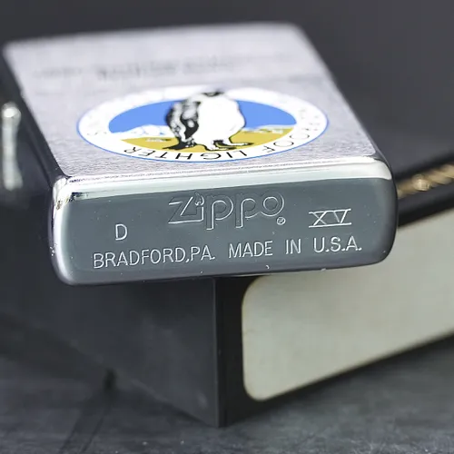 ZIPPO XƯA 1999 - HÀNG XƯA THẬP NIÊN 90s _ CHỦ ĐỀ PENGUIN LOGO