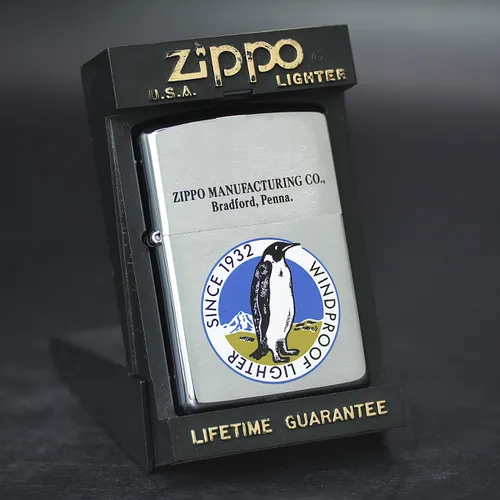 ZIPPO XƯA 1999 - HÀNG XƯA THẬP NIÊN 90s _ CHỦ ĐỀ PENGUIN LOGO