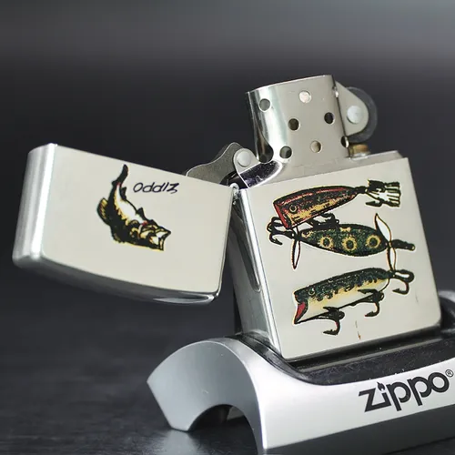 ZIPPO XƯA 2000 - HÀNG XƯA 2000s _ CHỦ ĐỀ FISHING BAITS