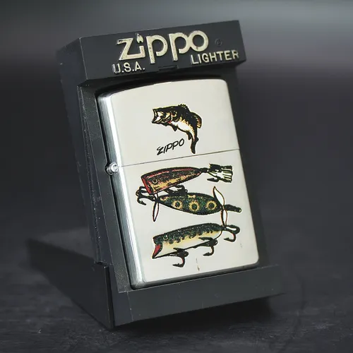ZIPPO XƯA 2000 - HÀNG XƯA 2000s _ CHỦ ĐỀ FISHING BAITS