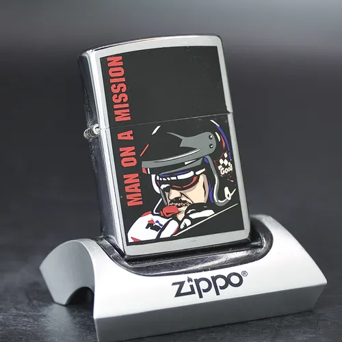 ZIPPO XƯA 1999 - HÀNG XƯA THẬP NIÊN 90s _ CHỦ ĐỀ MAN ON A MISSION