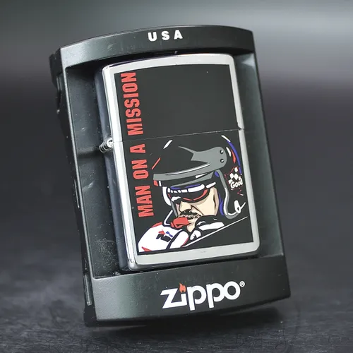 ZIPPO XƯA 1999 - HÀNG XƯA THẬP NIÊN 90s _ CHỦ ĐỀ MAN ON A MISSION