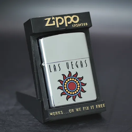 ZIPPO XƯA 2000 - HÀNG XƯA 2000s _ CHỦ ĐỀ LAS VEGAS SUN LOGO