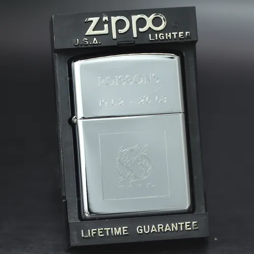 ZIPPO XƯA 1998 - HÀNG XƯA THẬP NIÊN 90s _ CHỦ ĐỀ ZIPPO POISSONS