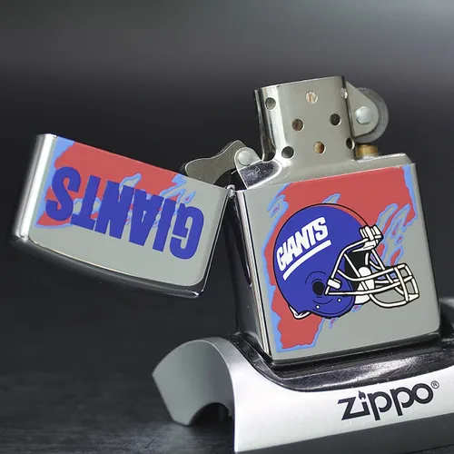 ZIPPO XƯA 1997 - HÀNG XƯA THẬP NIÊN 90s _ CHỦ ĐỀ FOOTBALL - GIANTS
