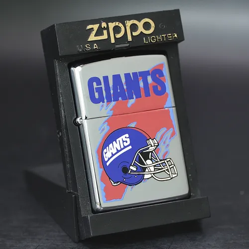 ZIPPO XƯA 1997 - HÀNG XƯA THẬP NIÊN 90s _ CHỦ ĐỀ FOOTBALL - GIANTS