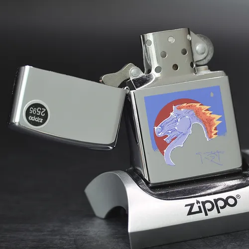ZIPPO XƯA 1997 - HÀNG XƯA THẬP NIÊN 90s _ CHỦ ĐỀ HORSE