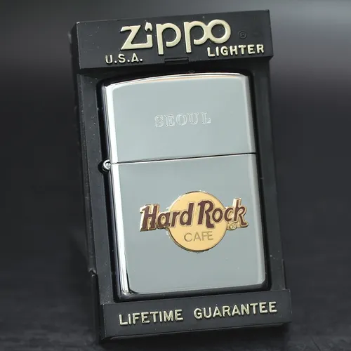ZIPPO XƯA 2000 - HÀNG XƯA 2000s _ CHỦ ĐỀ HARD ROCK CAFE SEOUL