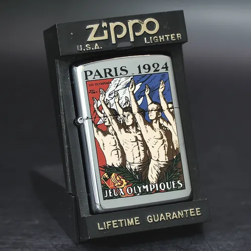 ZIPPO XƯA 1996 - HÀNG XƯA THẬP NIÊN 90s _ CHỦ ĐỀ PARIS OLYMPICS_1924