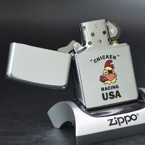 ZIPPO XƯA 1996 - HÀNG XƯA THẬP NIÊN 90s _ CHỦ ĐỀ CHICKEN RACING USA