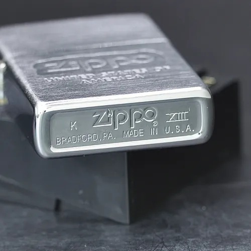 ZIPPO XƯA 1997 - HÀNG XƯA THẬP NIÊN 90s _ CHỦ ĐỀ LOGO ZIPPO BRUSHED
