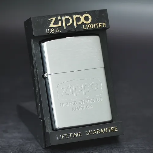ZIPPO XƯA 1997 - HÀNG XƯA THẬP NIÊN 90s _ CHỦ ĐỀ LOGO ZIPPO BRUSHED