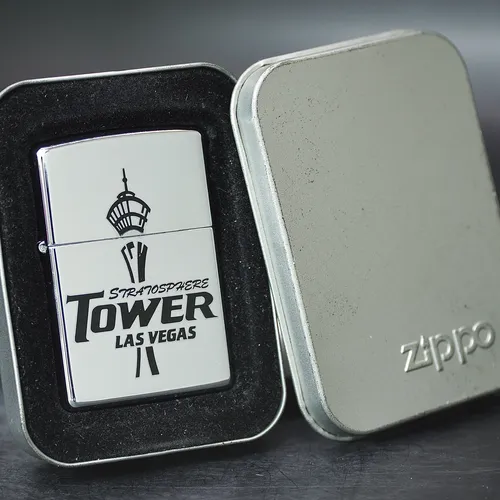 ZIPPO XƯA 1999 - HÀNG XƯA THẬP NIÊN 90s _ CHỦ ĐỀ STRATOSPHERE TOWER LAS VEGAS