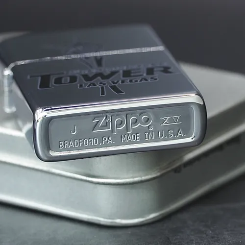 ZIPPO XƯA 1999 - HÀNG XƯA THẬP NIÊN 90s _ CHỦ ĐỀ STRATOSPHERE TOWER LAS VEGAS