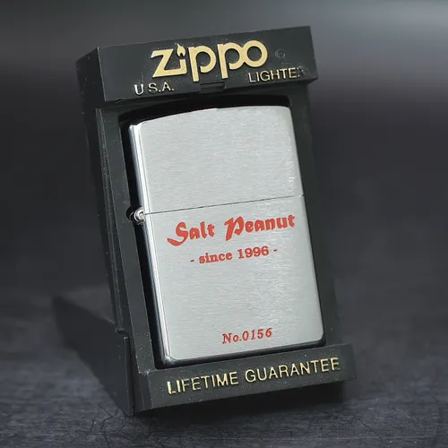 ZIPPO XƯA 1997 - HÀNG XƯA THẬP NIÊN 90s _ CHỦ ĐỀ SALT PEANUT