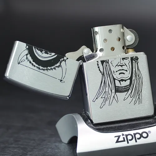 ZIPPO XƯA 1996 - HÀNG XƯA THẬP NIÊN 90s _ CHỦ ĐỀ THỔ DÂN