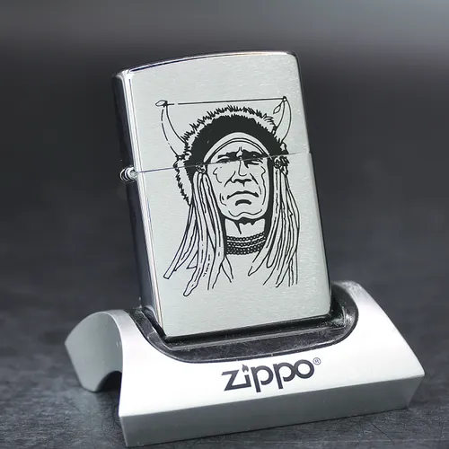 ZIPPO XƯA 1996 - HÀNG XƯA THẬP NIÊN 90s _ CHỦ ĐỀ THỔ DÂN