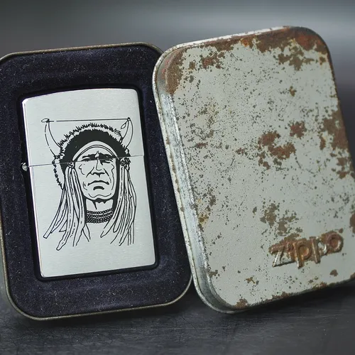 ZIPPO XƯA 1996 - HÀNG XƯA THẬP NIÊN 90s _ CHỦ ĐỀ THỔ DÂN