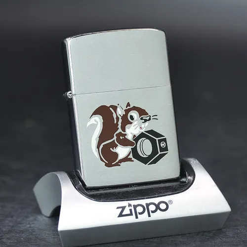 ZIPPO XƯA 1982 - HÀNG XƯA THẬP NIÊN 80s _ CHỦ ĐỀ MECHANIC SQUIRREL