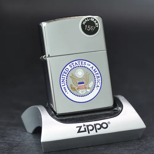 ZIPPO XƯA 1995 - HÀNG XƯA THẬP NIÊN 90s _ CHỦ ĐỀ U.S.A LOGO