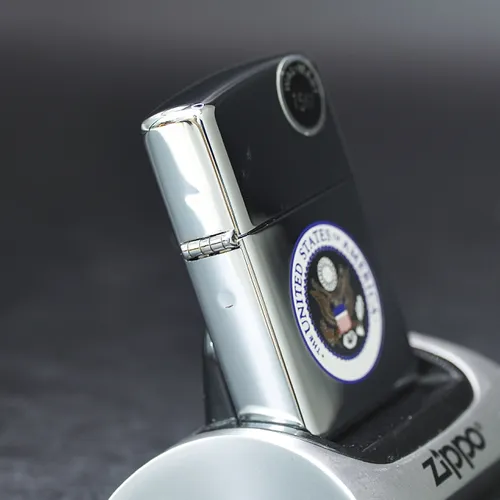 ZIPPO XƯA 1995 - HÀNG XƯA THẬP NIÊN 90s _ CHỦ ĐỀ U.S.A LOGO