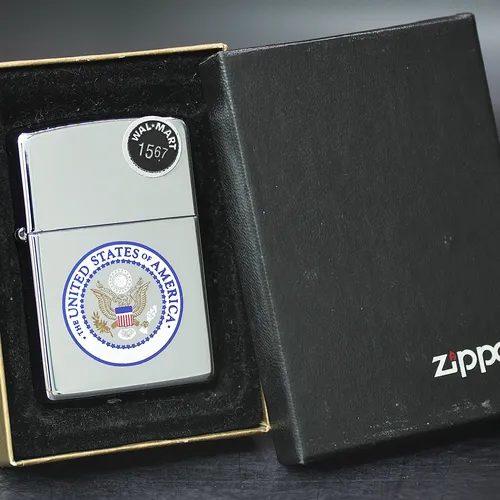 ZIPPO XƯA 1995 - HÀNG XƯA THẬP NIÊN 90s _ CHỦ ĐỀ U.S.A LOGO