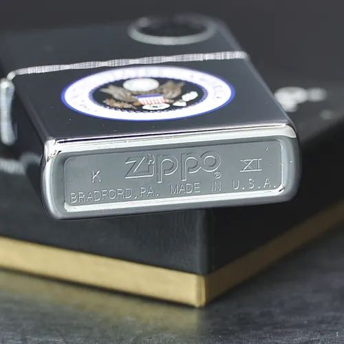 ZIPPO XƯA 1995 - HÀNG XƯA THẬP NIÊN 90s _ CHỦ ĐỀ U.S.A LOGO