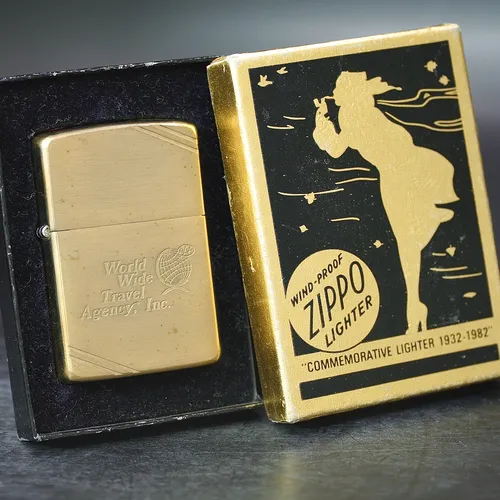 ZIPPO XƯA CHU NIÊN 32-82 - HÀNG XƯA THẬP NIÊN 80s _ CHỦ ĐỀ WORLD WIDE TRAVEL
