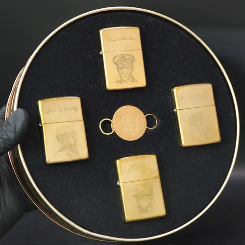 SET ZIPPO XƯA 1994 - HÀNG XƯA THẬP NIÊN 90s _ CHỦ ĐỀ 50th D-DAY NORMANDY