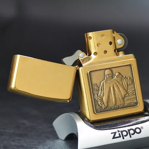 SET ZIPPO XƯA 1997 - HÀNG XƯA THẬP NIÊN 90s _ CHỦ ĐỀ KOREAN WAR MEMORIAL