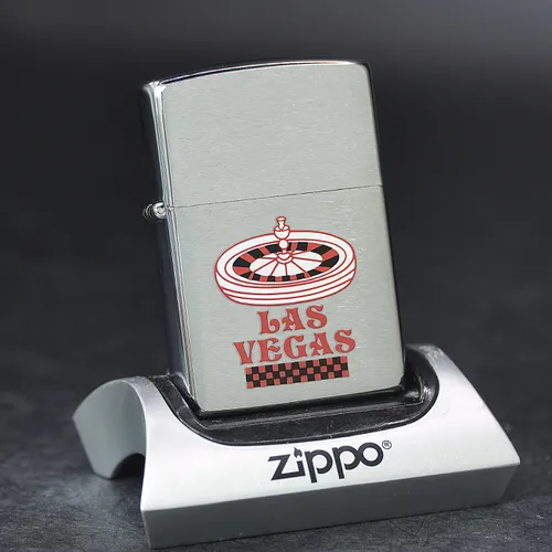 ZIPPO XƯA 2000 - HÀNG XƯA 2000s _ CHỦ ĐỀ LAS VEGAS SPINNING CASINO ROULETTE