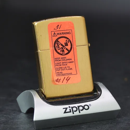 ZIPPO XƯA 1994 MẠ VÀNG - HÀNG XƯA THẬP NIÊN 90s _ CHỦ ĐỀ DIAGONAL DESIGN