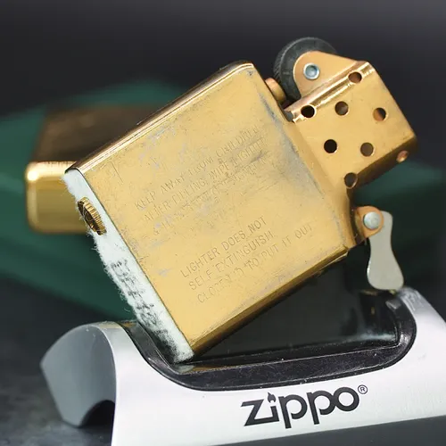 ZIPPO XƯA 1994 MẠ VÀNG - HÀNG XƯA THẬP NIÊN 90s _ CHỦ ĐỀ DIAGONAL DESIGN