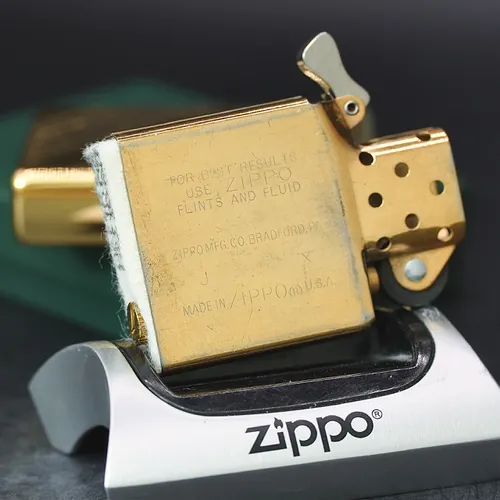 ZIPPO XƯA 1994 MẠ VÀNG - HÀNG XƯA THẬP NIÊN 90s _ CHỦ ĐỀ DIAGONAL DESIGN