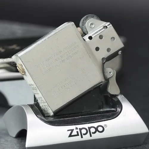 ZIPPO XƯA 1994 MẠ BẠC - HÀNG XƯA THẬP NIÊN 90s _ CHỦ ĐỀ FLORAL