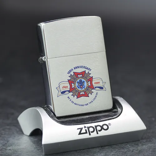 ZIPPO XƯA 1998  - HÀNG XƯA THẬP NIÊN 90s _ CHỦ ĐỀ VETERAN OF FOREIGN WARS 100TH