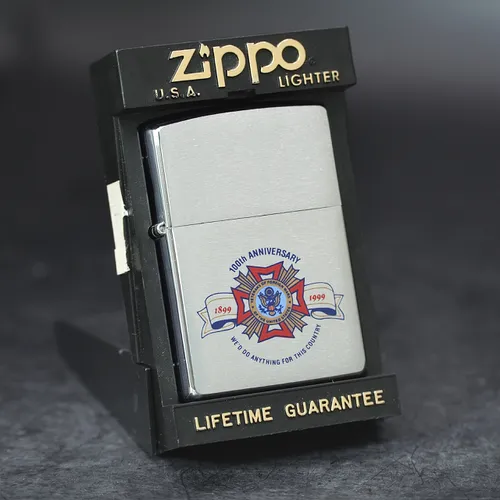 ZIPPO XƯA 1998  - HÀNG XƯA THẬP NIÊN 90s _ CHỦ ĐỀ VETERAN OF FOREIGN WARS 100TH