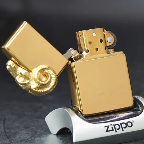 ZIPPO XƯA ĐẶC BIỆT 1994  - HÀNG XƯA THẬP NIÊN 90s _ CHỦ ĐỀ GOLDEN GOAT HEAD