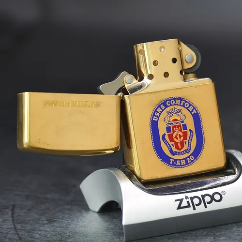 ZIPPO XƯA CHU NIÊN 32-92  - HÀNG XƯA THẬP NIÊN 90s _ CHỦ ĐỀ TÀU CHIẾN USNS COMFORT T-AH 20