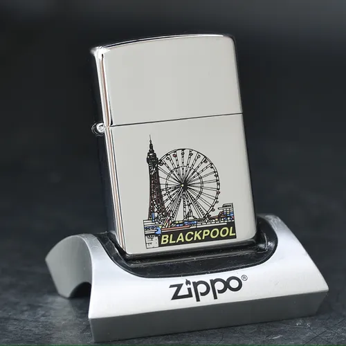 ZIPPO XƯA 1996 - HÀNG XƯA THẬP NIÊN 90s _ CHỦ ĐỀ BLACK POOL FERRIS WHEEL